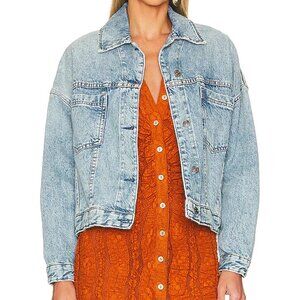 We The Free Opal Swing Denim Jacket Free People